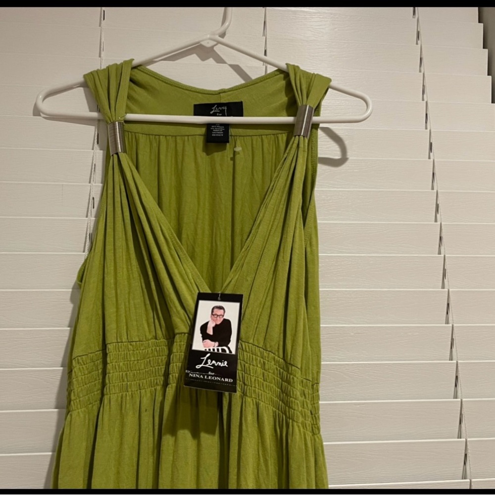 Brand New With Tags Lennie For Nina Leonard Long Halter Dress. Size Extra Large